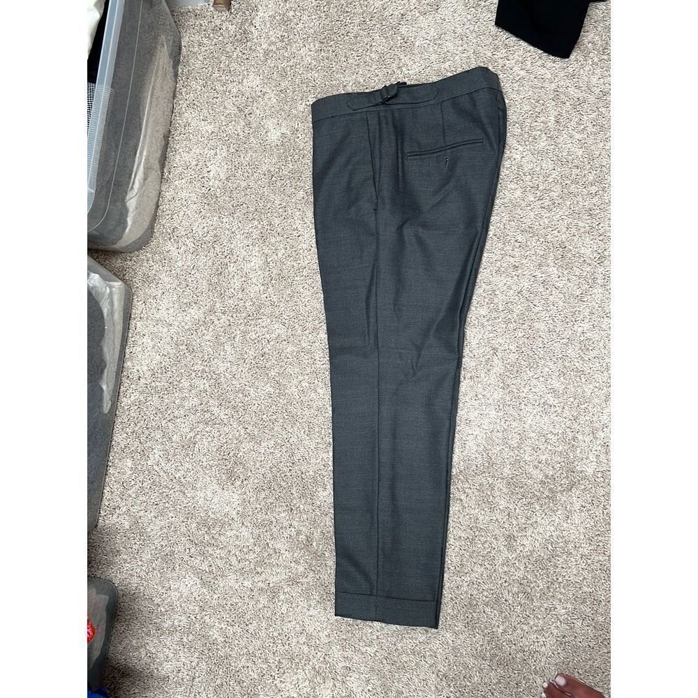 H&M Mens Slim Fit Trouser Work Career Suit Pants US 33 R